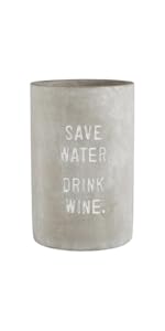 Santa Barbara Design Studio Wine Coaster Handcrafted Alabaster Wine Bottle Coaster, 4.5