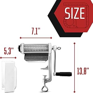Heavy Duty Manual Meat Tenderizer – Cuber Tool Steak Flatten Tool Meat Tenderizer Commercial Tool Meat Grinder Attachment Clamp-on Tenderizer Rolling Meat Tenderizer Meat