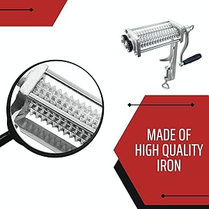 Heavy Duty Manual Meat Tenderizer – Cuber Tool Steak Flatten Tool Meat Tenderizer Commercial Tool Meat Grinder Attachment Clamp-on Tenderizer Rolling Meat Tenderizer Meat