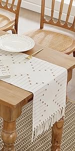 Wracra Cotton Linen Placemats, 12 x 18 Inch Set of 4 Fete Placemats Rustic Hemstitch Place Mats for Kitchen Table and Heat Resistant-Sage Green