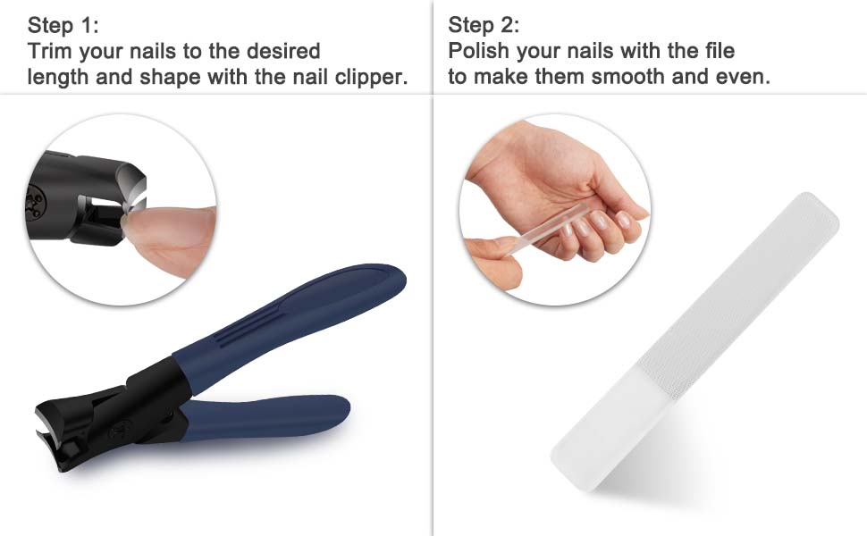 Nail Clippers for Men - Toenail Clippers for Thick Nails, Fingernail Clipper for Adult Men Women Seniors, Toe Nail Clippers