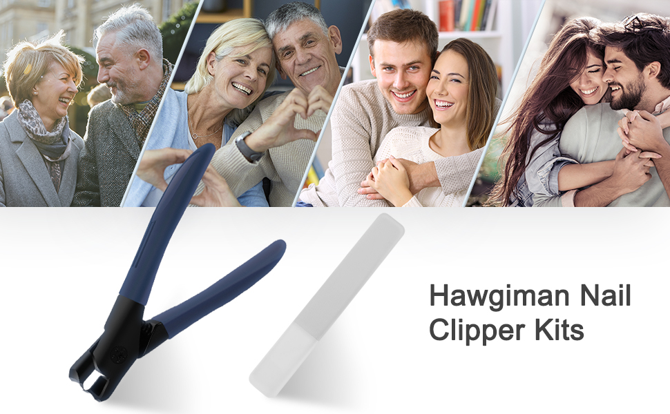 Nail Clippers for Men - Toenail Clippers for Thick Nails, Fingernail Clipper for Adult Men Women Seniors, Toe Nail Clippers