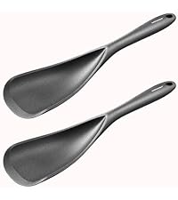 Silicone Spatula for Kitchen, 600°F Heat resistant Spatulas for Baking, Cooking, Scraping,and Mixing, Non Stick Kitchen Utensils, BPA Free, 11.2 IN, 3 Pack, Black