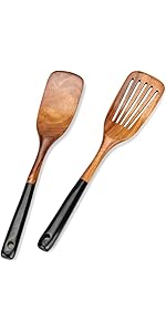 Wooden Pasta Spoon with Teeth Spaghetti Fork Tongs 12.5 Inch Pasta Forks Serving Utensils Acacia Wood Spaghetti Server Spoons Ladle Pastas Spatula Kitchen Tool Spaghettis Scoop Strainer Noodle Spoon