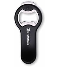 KITCHENDAO Luxury 3 in 1 Wine Opener with Foil Cutter, Beer Bottle Opener, Sturdy Zinc Alloy Wing Corkscrew with Self-centering Non-stick Sharp Screw, Easy to Remove Cork, Manual Corkscrew (Blue)