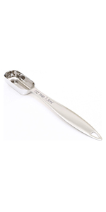 1PCS 2Cup (480ml, 16oz) Single Measuring Cup, Stainless Steel Measure Scoop, Metric and US Measurement, Dishwasher Safe