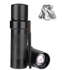 Pepper Grinder, Homnoble Professional Grade Pepper Grinder, Heavy Duty Pepper Mill, Refillable Aluminum Manual Pepper Mill with Adjustable Coarseness and Stainless Steel Blade