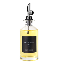 Molimoli Coffee Syrup Dispenser for Coffee Bar, Coffee Pump Dispenser, Glass Syrup Bottle w. Pump, Maple/Coffee Syrup Bottles, Set of 4 w. Labels, Gold