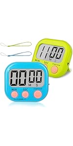 ZILLEEN Classroom Timer for Kids Teachers 2 Pack Digital Timers