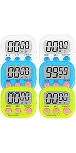 ZILLEEN Classroom Timer for Kids Teachers 2 Pack Digital Timers