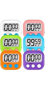 ZILLEEN Classroom Timer for Kids Teachers 2 Pack Digital Timers