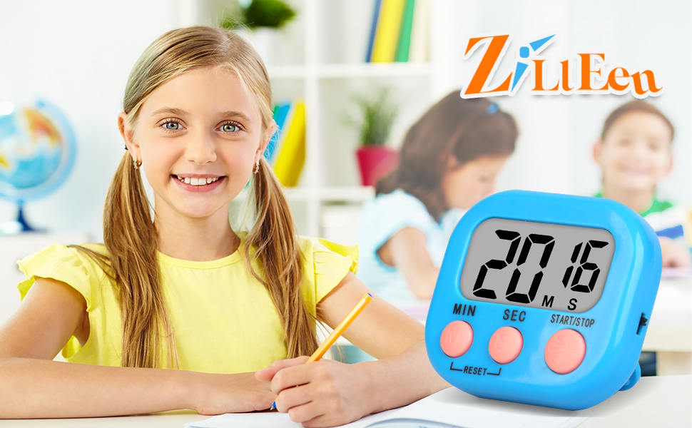 ZILLEEN Classroom Timer for Kids Teachers 2 Pack Digital Timers