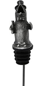 Happy Hour Sea Turtle Wine Pourer - Stopper, Aerator, and Perfect Pourer