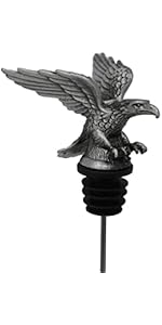 Happy Hour Great Eagle Wine Pourer - Stopper, Aerator, and Perfect Pourer