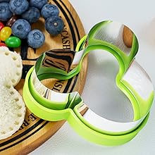 Uncrustable Sandwich Cutter 4 Pieces 4 Inches