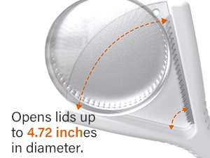 Jar Opener for Weak Hands, Dual Usage | Easy Grip Jar Opener & Under Cabinet Lid Opener, Super Durable Bottle Opener Effortless to Open Any Size Lid, Advanced Jar Lid Opener for Seniors with Arthritis