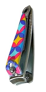 2 Slanted Edge Nail Clippers & Cuticle Trimmer Side Angle Clipper Pedicure Manicure Tool Cutter Hangnail Cutting Slanted Tip Nail Clipper Cuticle Remover Tool – Made in Korea