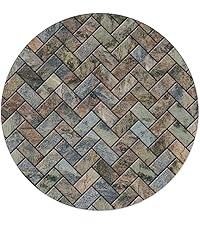 Thirstystone Set of 6 Thick Dark Cork Coasters in Attractive Black Coaster Holder 4.7