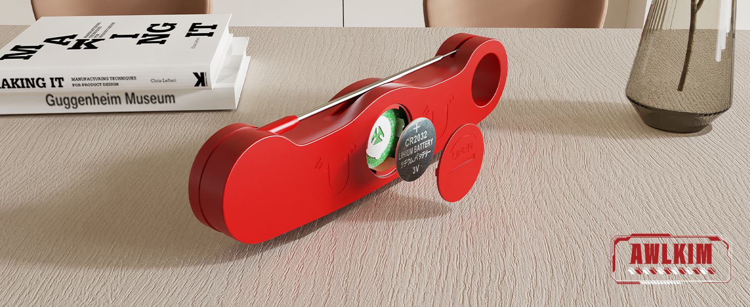 Meat Thermometer Digital - Instant Read Waterproof Food Thermometer with Backlight for Cooking, Grill, Candy, Kitchen & Stocking Stuffers for Men - Red