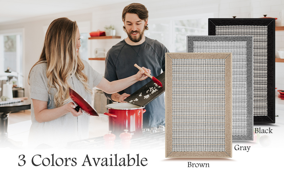 PADOOR Non Slip Kitchen Rugs Sets of 2 - Extra Large 2.5'x6' + 20