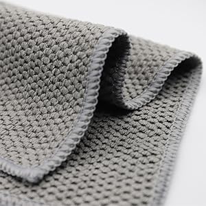 K&janet6am Dish Cloths for Washing Dishes, 6 Pack Kitchen Dish Towels, Super Absorbent Microfiber Cleaning Cloth, Barista Micofiber Cloths for Espresso Machine,12x12 Inches