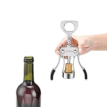 shengshi Wine Opener Zinc Alloy Premium Wing Corkscrew Wine Bottle Opener With Multifunctional Bottles Opener