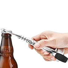 shengshi Wine Opener Zinc Alloy Premium Wing Corkscrew Wine Bottle Opener With Multifunctional Bottles Opener
