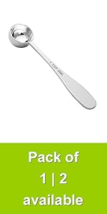 2PCS 1tsp (1/3tbsp, 5ml) Single Measuring Spoon, Stainless Steel Long Handle Individual Teaspoons Only