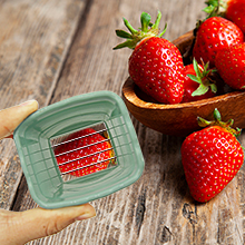 3PCS Fruit Slicer Cup: Strawberry Slicer, Speed Cutter for Banana Grape Egg Rapid & Safe Slicing Kitchen Gadget