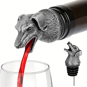 Animal Wine Pourer and Wine Bottle Stopper Holde Display Unique Wine Accessories