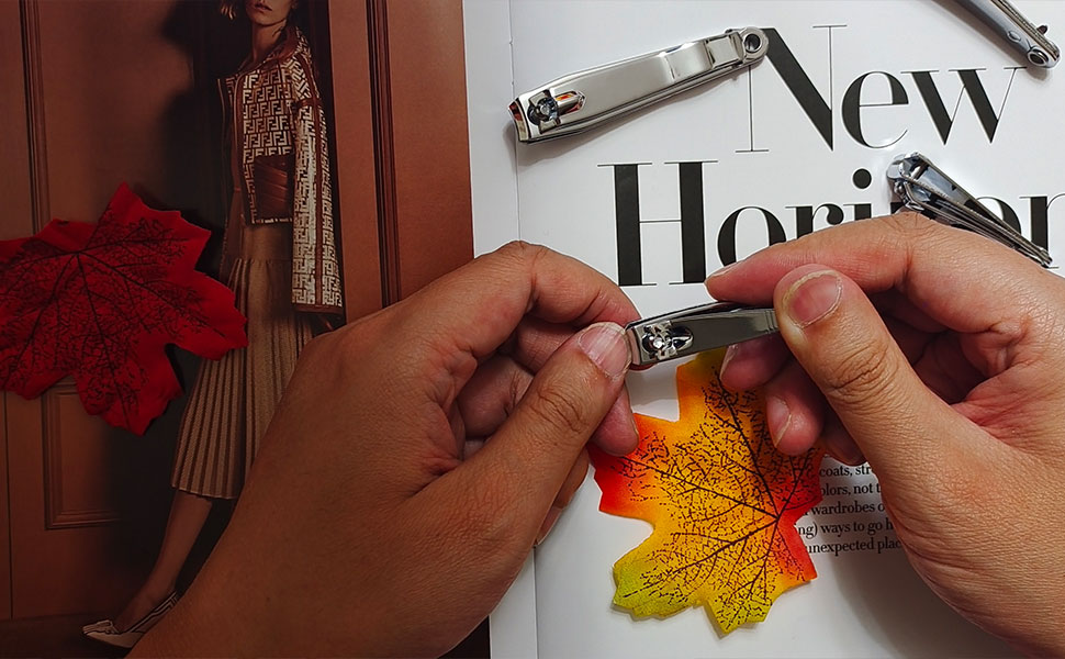 Nail Clippers Set, Ultra Sharp Stainless Steel Fingernail and Toenail Clipper Cutters,Travel Nail Kit for Men Women