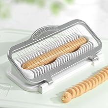 Egg Slicer for Hard Boiled Eggs Banana Slicer, Aluminium & Stainless Steel Wires Heavy Duty Bigger for Strawberry Mushroom, Dishwasher Safe