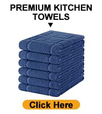 Homaxy 100% Cotton Kitchen Towels and Dishcloths Set, 12 x 12 Inches and 13 x 28 Inches, Set of 8 Bulk Kitchen Towels Set, Ultra Soft Absorbent Dish Cloths for Washing Dishes, Dark Grey