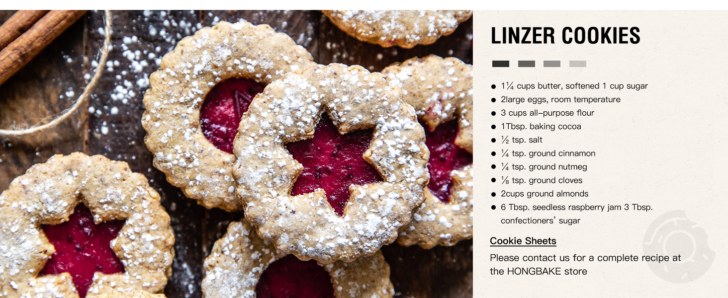 HONGBAKE 2 Pack Half Sheet Baking Pans,Non Stick Baking Sheet for Oven, 57% Thicker Carbon Steel Cookie Sheets for baking, 17.5