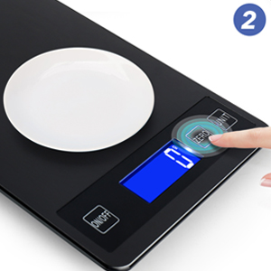 33lb Food Kitchen Digital Scale,1g/0.05oz Precise Graduation, USB Charging Kitchen Scale, Waterproof Stainless Steel with LCD Display, Ounces and Grams for Weight Loss, Cooking, Baking (Black)