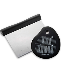 Spring Chef XL Dough Blender Tool For Baking, Heavy Duty Pastry Blender, Stainless Steel Pastry Cutter with Durable Blades, Dough Mixer, Butter Cutter for Easy Mixing, Dishwasher Safe - Aqua Sky