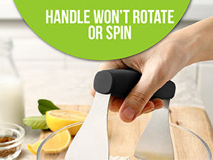 Spring Chef XL Dough Blender Tool For Baking, Heavy Duty Pastry Blender, Stainless Steel Pastry Cutter with Durable Blades, Dough Mixer, Butter Cutter for Easy Mixing, Dishwasher Safe - Aqua Sky