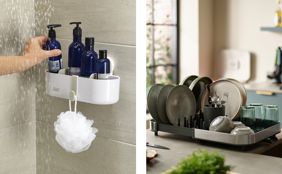 Joseph Joseph Duo 2-Piece Kitchen Grater Set, Vegetable, Cheese Coarse and Fine Grater, Citrus Zester, Opal/Green