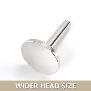 KAYCROWN Meat Tenderizer Hammer, Meat Pounder Flattener, Stainless Steel Kitchen Meat Mallet for Flattening Steak Beef Poultry, Meat Pounder Tenderizer, Chicken Flattener Tool