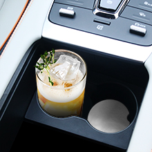 GNIEMCKIN 50 PCS 2.56 in Sublimation Auto Coasters, DIY Personalization Option, Keep Car from Cold Drink Spills