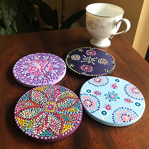 GNIEMCKIN 50 PCS 2.56 in Sublimation Auto Coasters, DIY Personalization Option, Keep Car from Cold Drink Spills