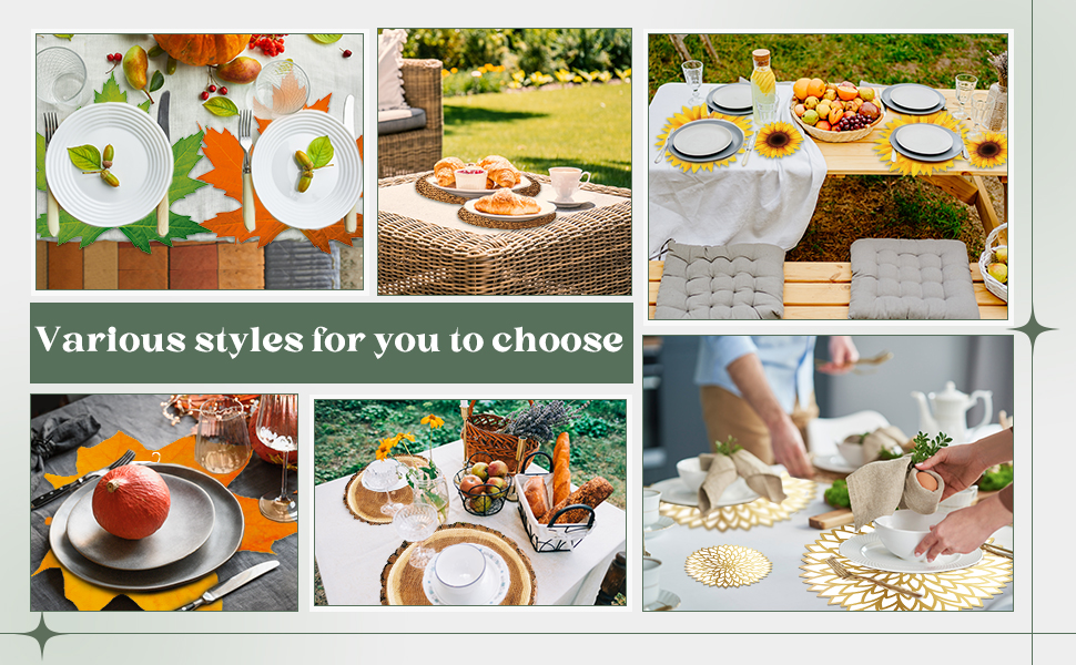 Geosar 200 Disposable Paper Placemats and Coasters Set Summer Hawaiian Luau Placemat with Coasters Outdoor Indoor for Greenery Jungle Dining Table Decoration Shower Birthday(Gold Round)