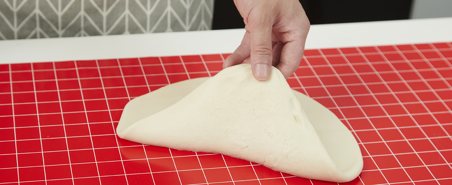 Silicone Baking Mat Roll 16IN*5FT Free Cutting, Non-Slip Pastry Mat, Non-Stick Reusable Air Fryer Liner, Oven Liners, Freeze Dryer Mat, Easily Cut to Size Fit All Ovens Pans Tins Dishes