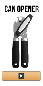 GORILLA GRIP BPA-Free Premium Wine Opener, Easy to Use Smooth Zinc Alloy Wing Corkscrew, Multifunctional Bottle Openers Remove Corks, Caps, Sharp Cork Screw, Dishwasher Safe, Bar Essentials, Black