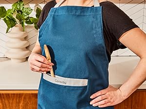 Caraway Oven Mitts - 100% Organic Cotton Oven Mitt - Double-Layer & Stain-Resistant Stitching - Safe Handling of Hot Kitchenware - Set of 2 - Perracotta