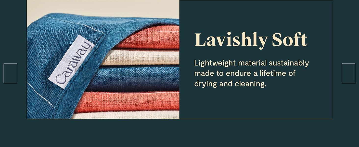 Caraway Pot Holders - 100% Organic Cotton Pot Holder - Double-Layer Stain Resistant Stitching - Resists High Heat & Low Cold Temperatures - Machine Washable - Navy