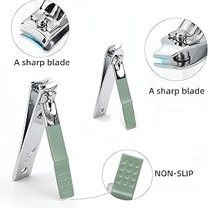 Manicure Set Nail Clipper Set Women Men Nail Clippers Kit Nail Care Kit Toenail Fingernail Cutters Personal Care Tools Manicure Pedicure with Travel Case Nail Grooming Kit Gifts for Women Men