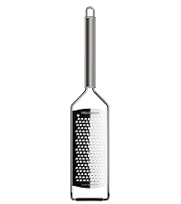 Microplane Professional Series Kitchen Grater new Extra Coarse for Potato, Zucchini, Carrot, Apple, Cabbage and Cheese with Stainless Steel Blades - Made in USA