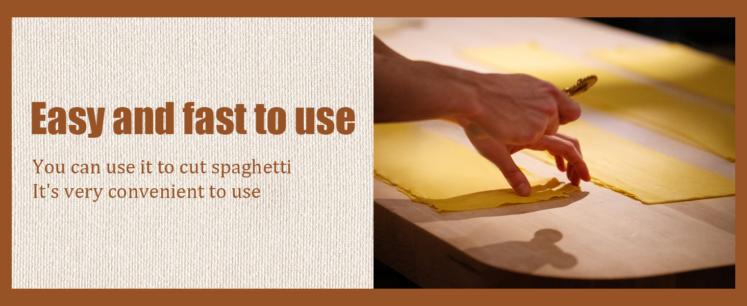 Pastry Cutter Double Wheel - Exquisite Wooden Handle, Perfect for Pasta, Pizza, Ravioli, Cookie -Cheese Slicers Enhance Your Culinary Artistry