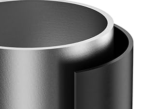 USHOWER Matte Black Bathroom Hardware Set, Modern 24-Inch Towel Bar Set Wall Mounted, Durable SUS304 Stainless Steel Bathroom Accessories Set, 4-Piece